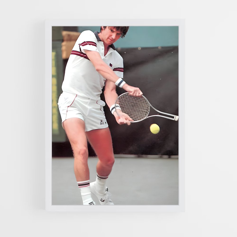 Poster Jimmy connors iconiques – affiche Tennis (vue 3)